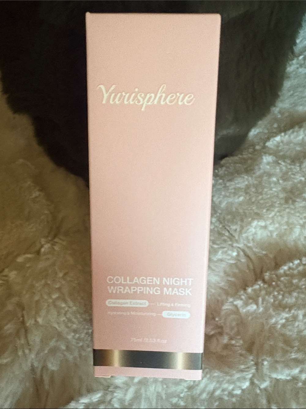 Yurisphere Collagen Night Wrapping Mask - Pink